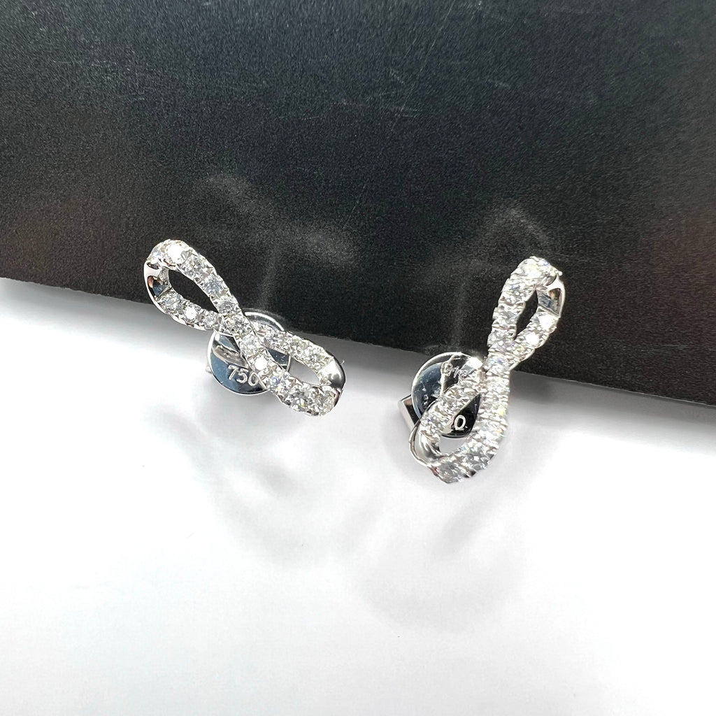Infinity Loop Diamond Studs