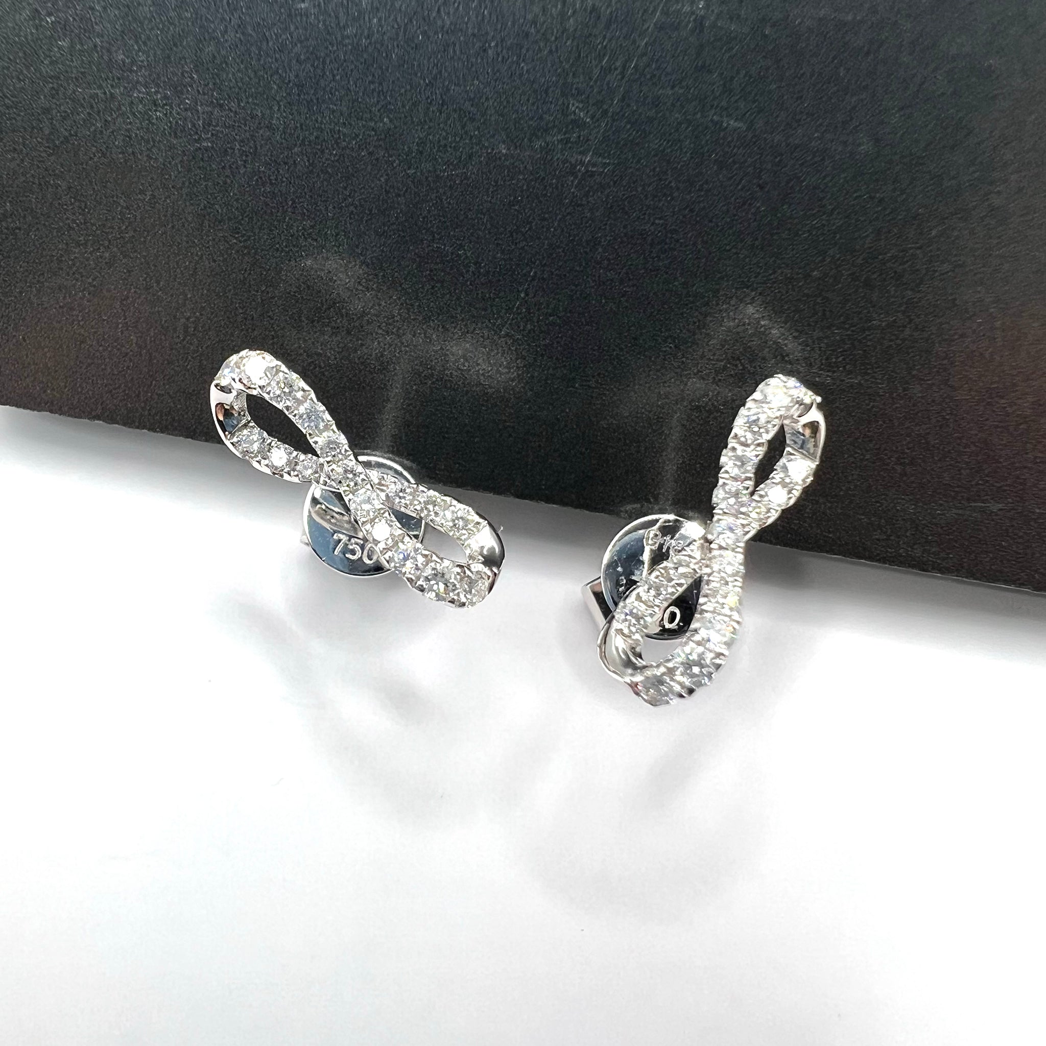 Infinity Loop Diamond Studs