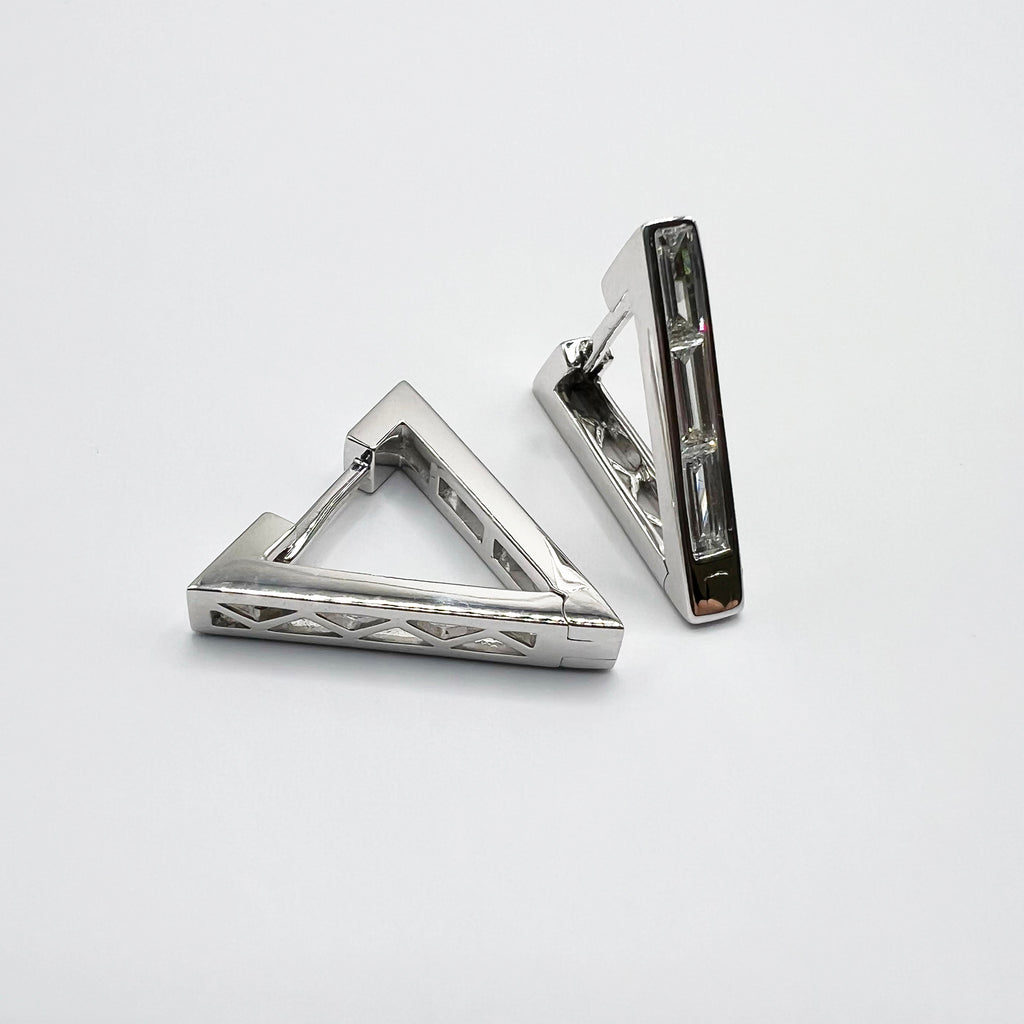 Triangle Diamond Huggies