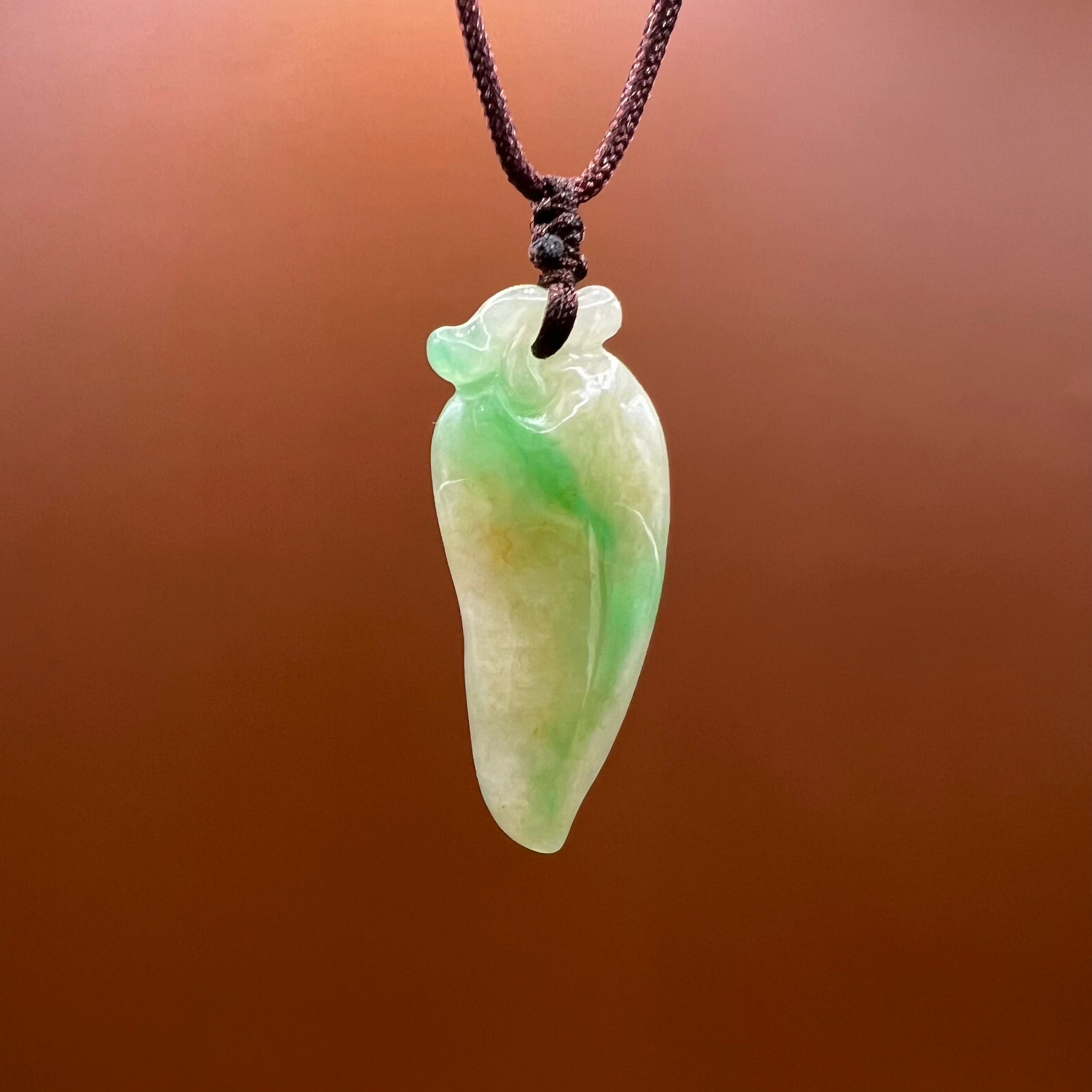 Natural Jade Pepper Necklace