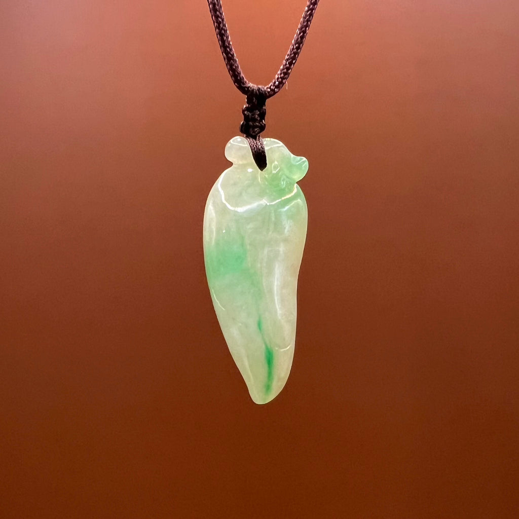 Natural Jade Pepper Necklace