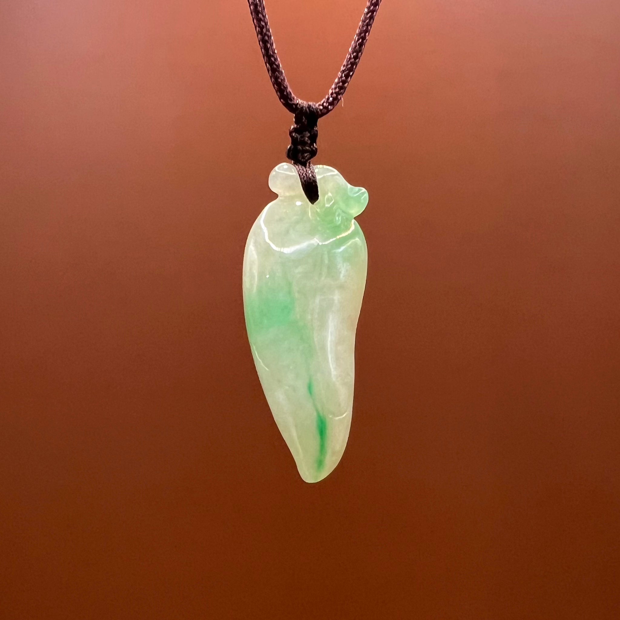 Natural Jade Pepper Necklace