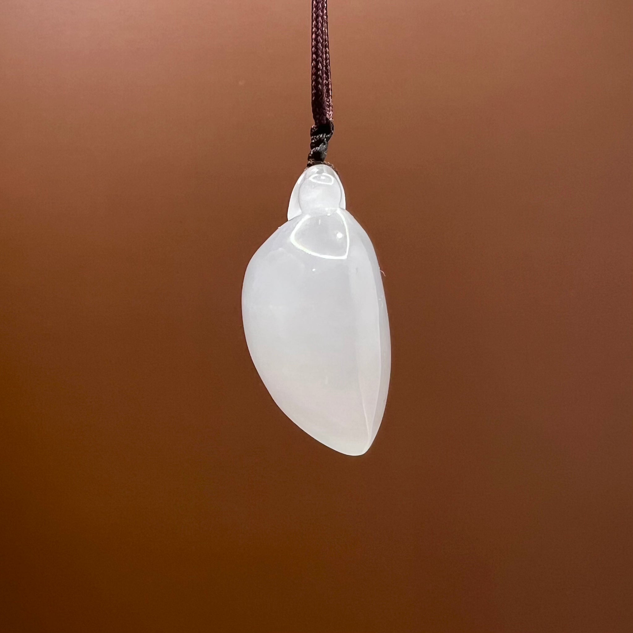 Natural Jade Peach Necklace