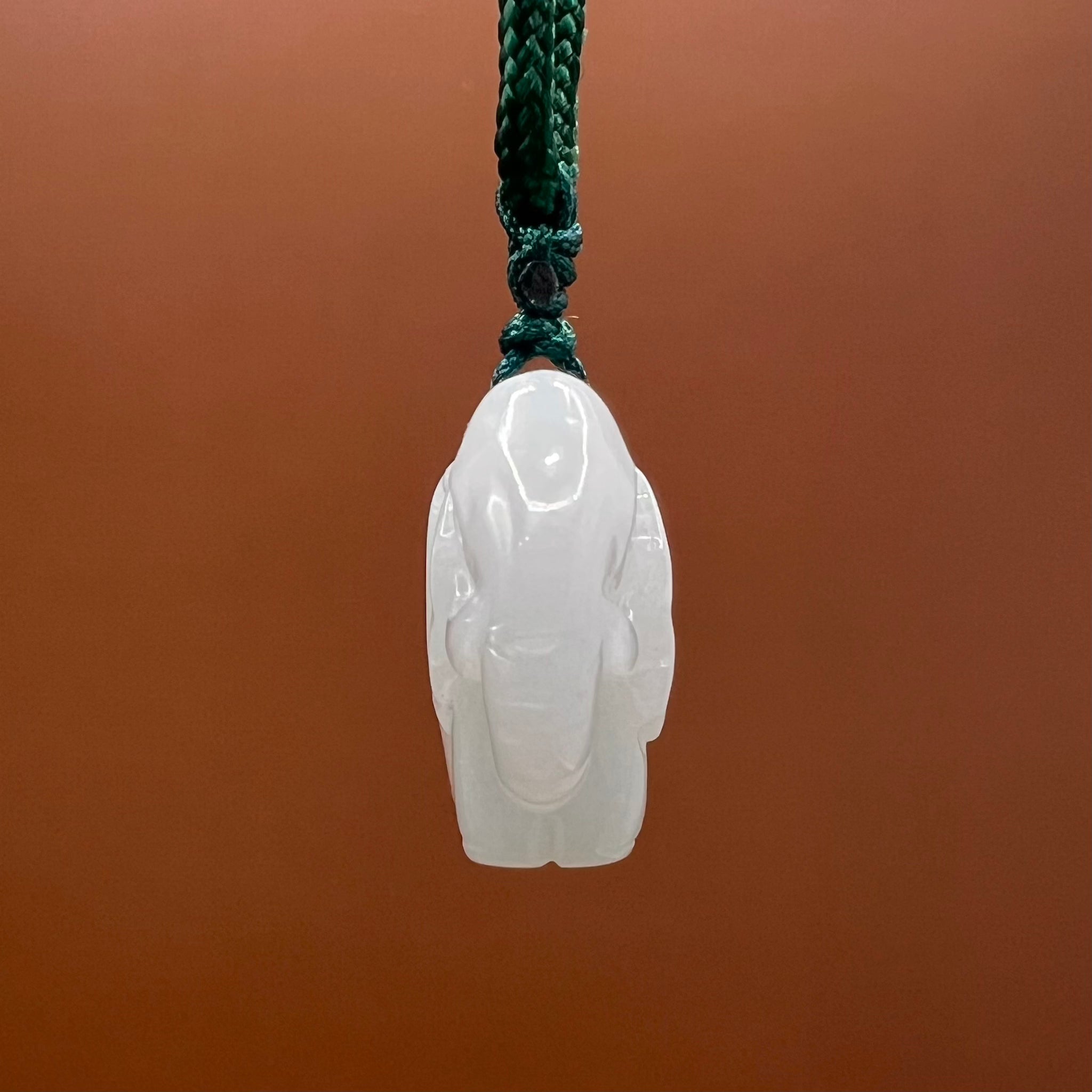 Natural Jade Elephant Necklace