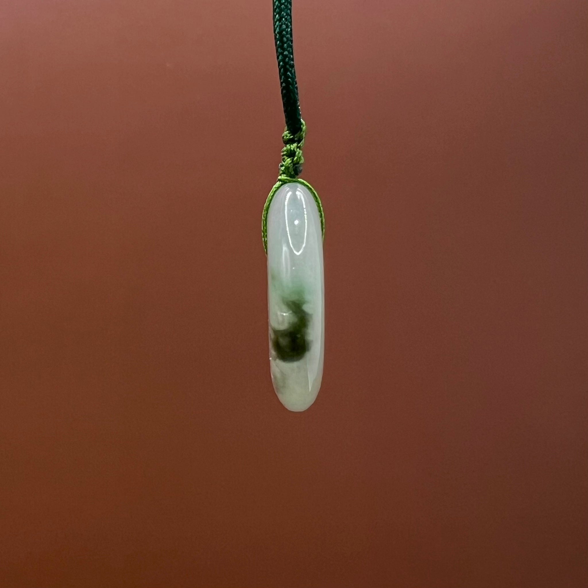 Natural Jade Lifesaver Necklace