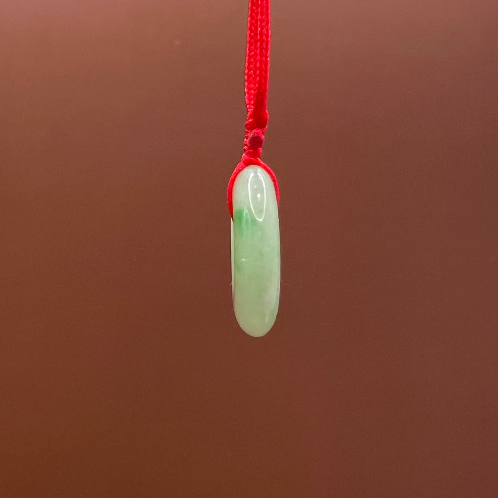 Natural Jade Lifesaver Necklace