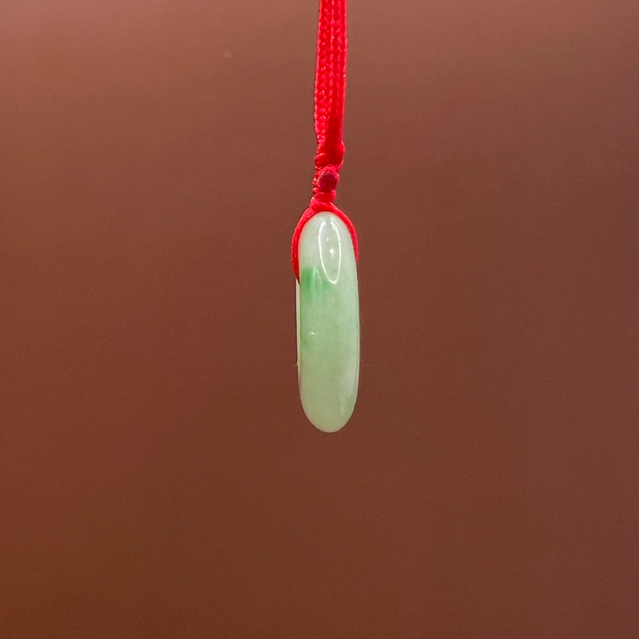 Natural Jade Lifesaver Necklace