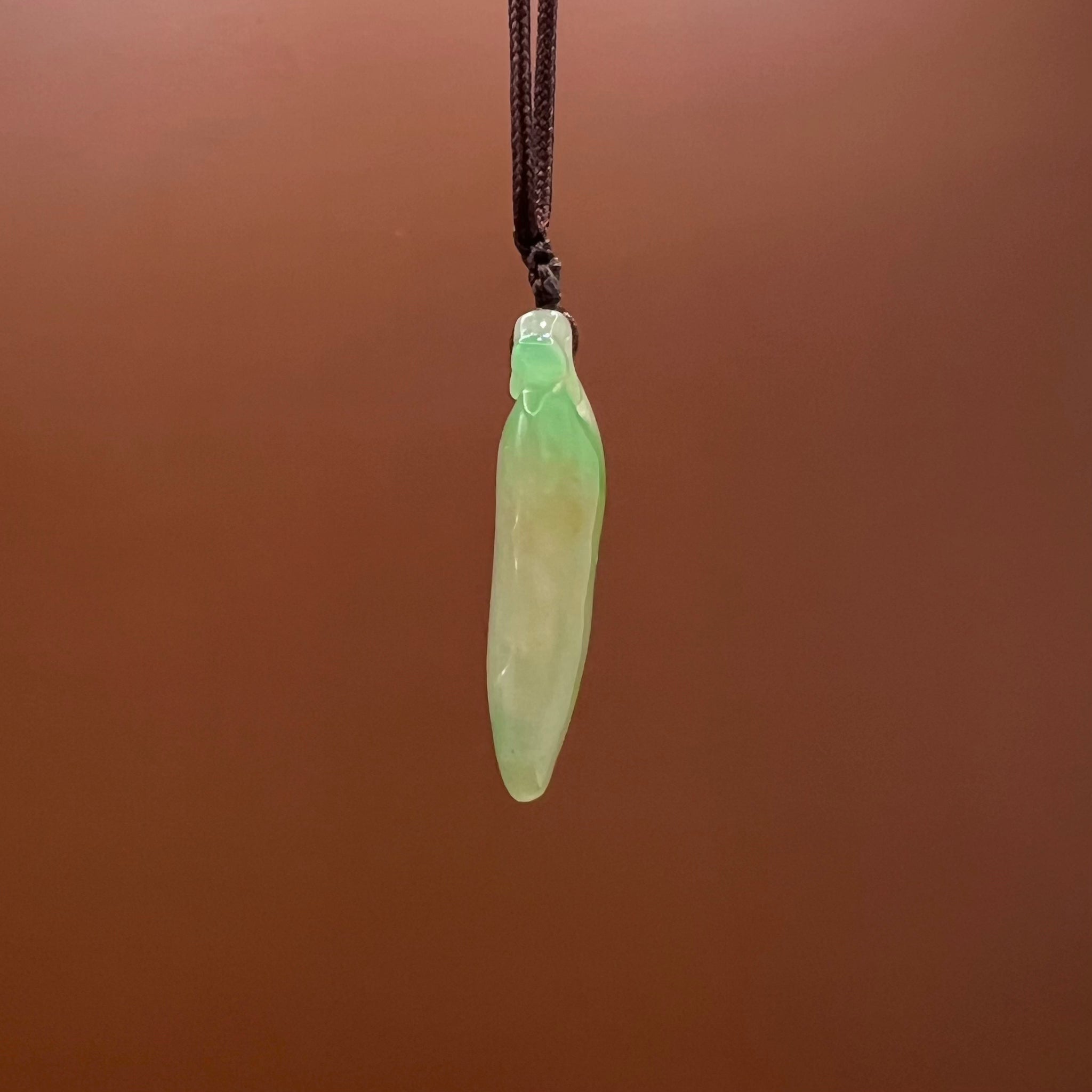 Natural Jade Pepper Necklace
