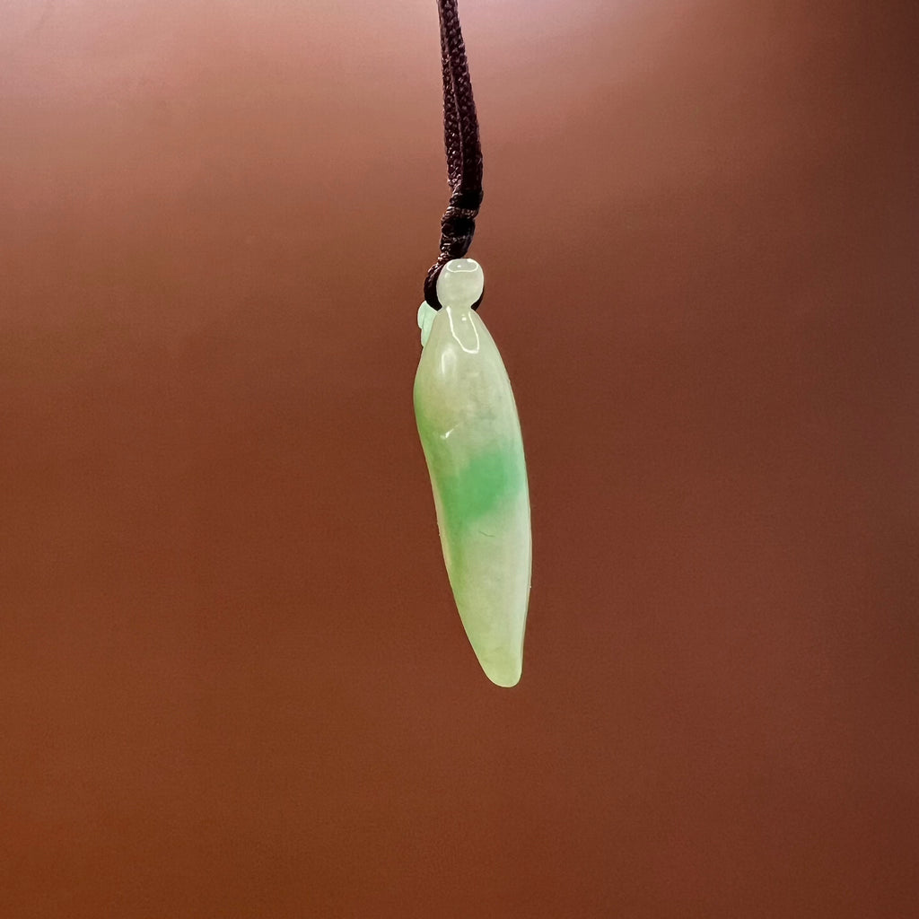 Natural Jade Pepper Necklace