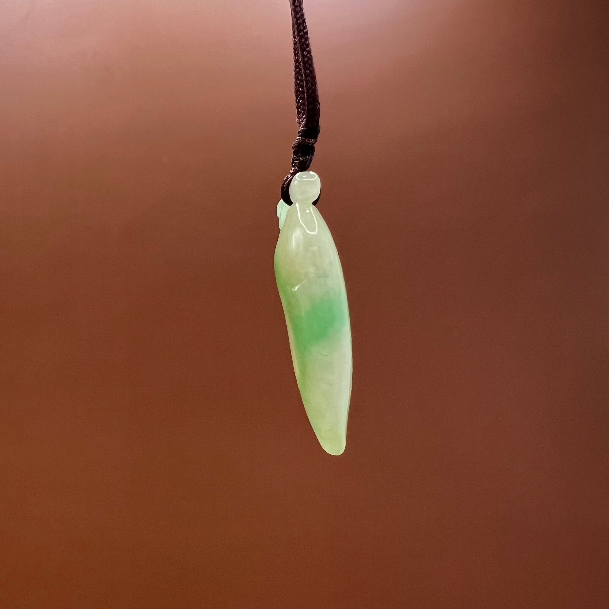 Natural Jade Pepper Necklace