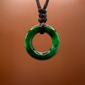 Natural Jade Lifesaver Necklace