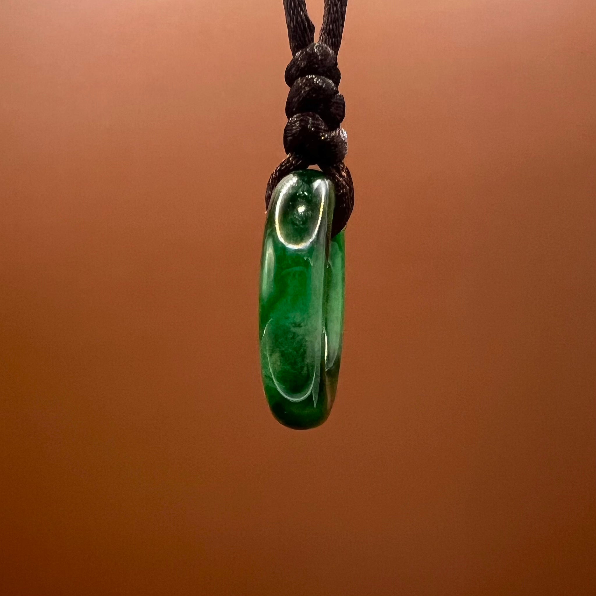 Natural Jade Lifesaver Necklace