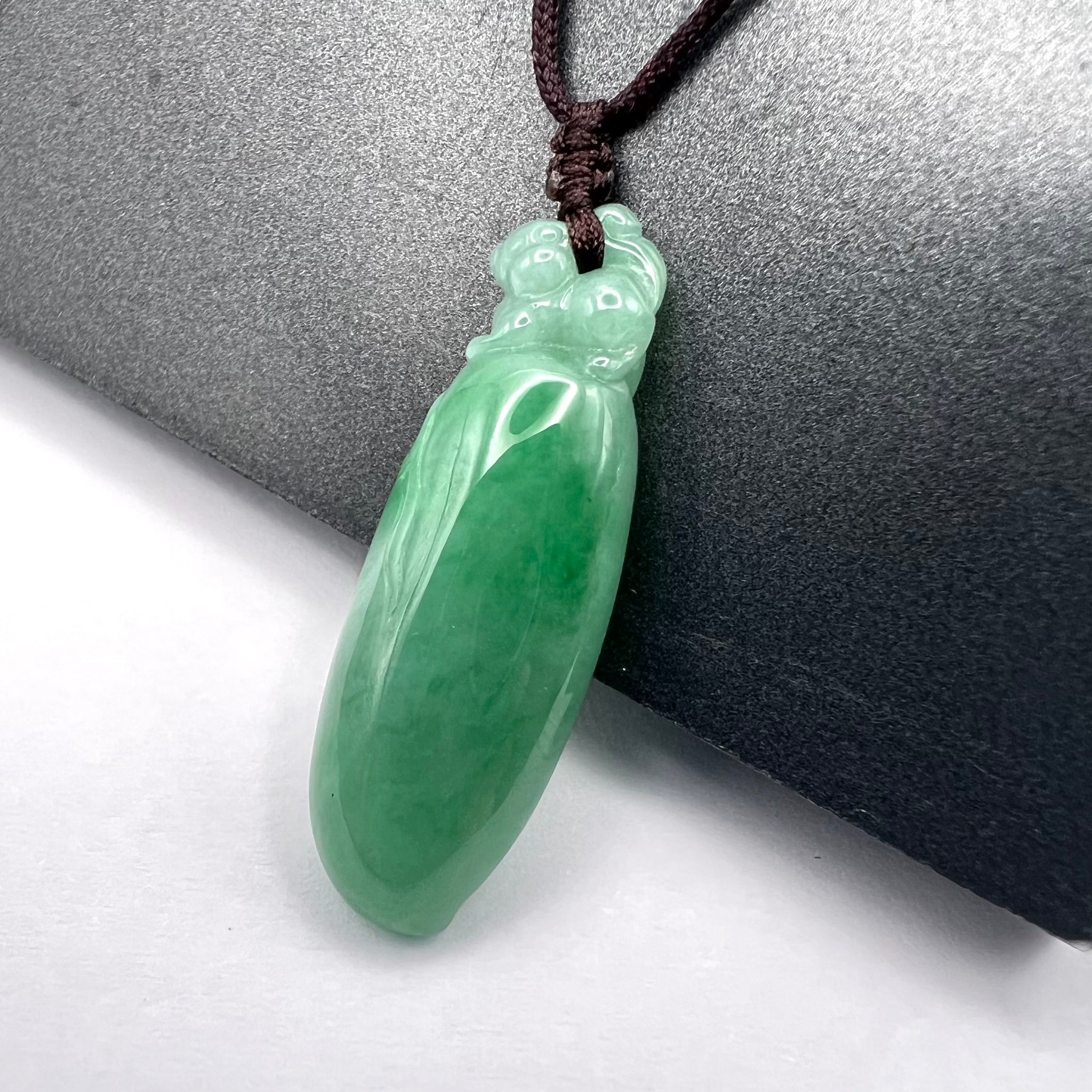 Natural Jade Fruit Necklace