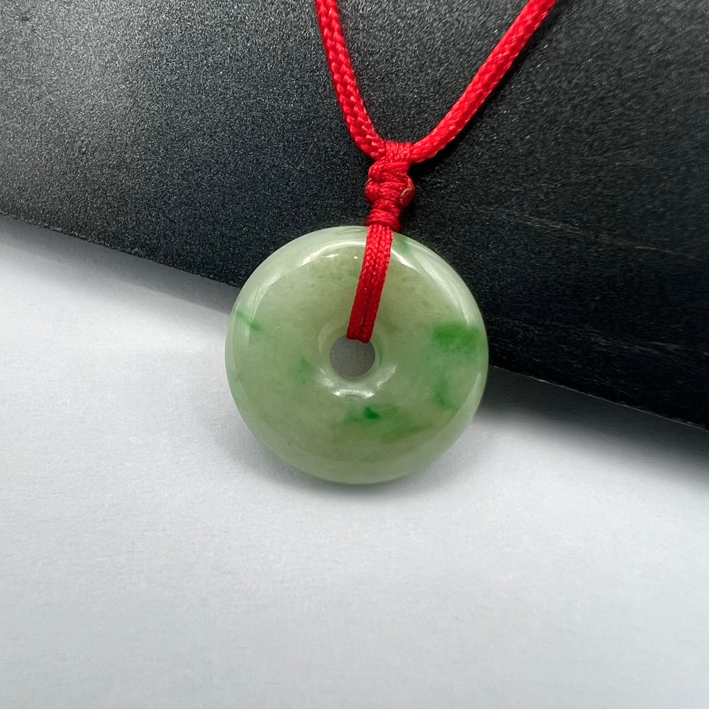 Natural Jade Lifesaver Necklace