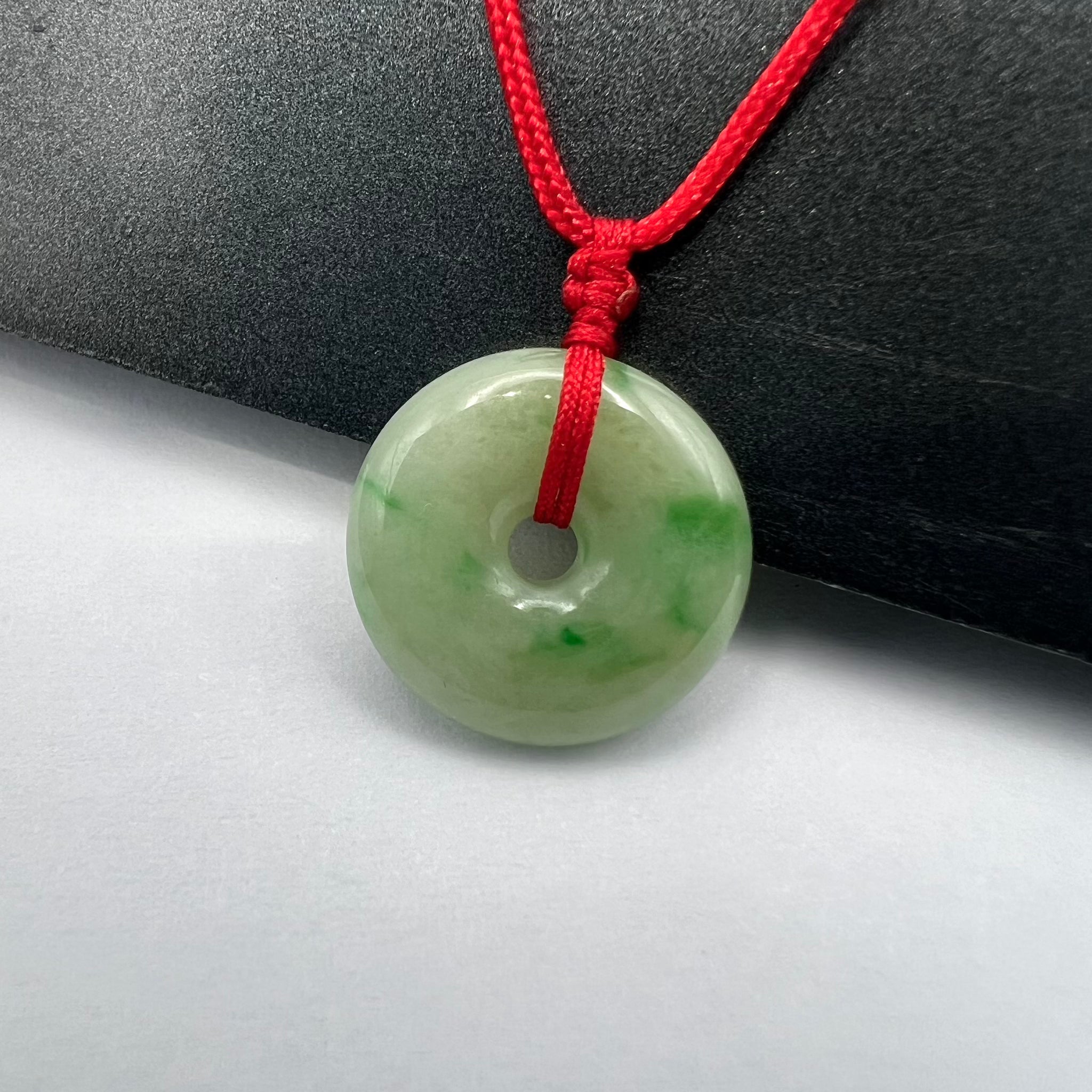 Natural Jade Lifesaver Necklace