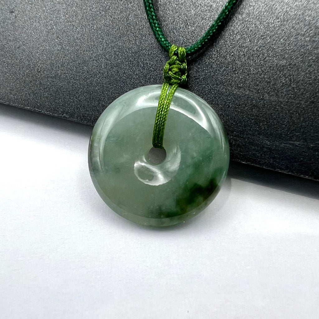 Natural Jade Lifesaver Necklace
