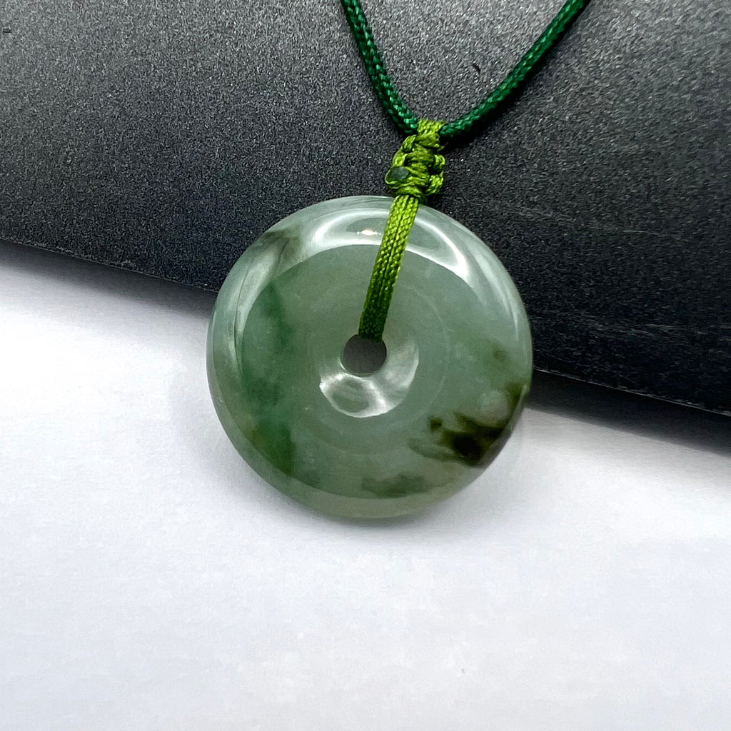 Natural Jade Lifesaver Necklace