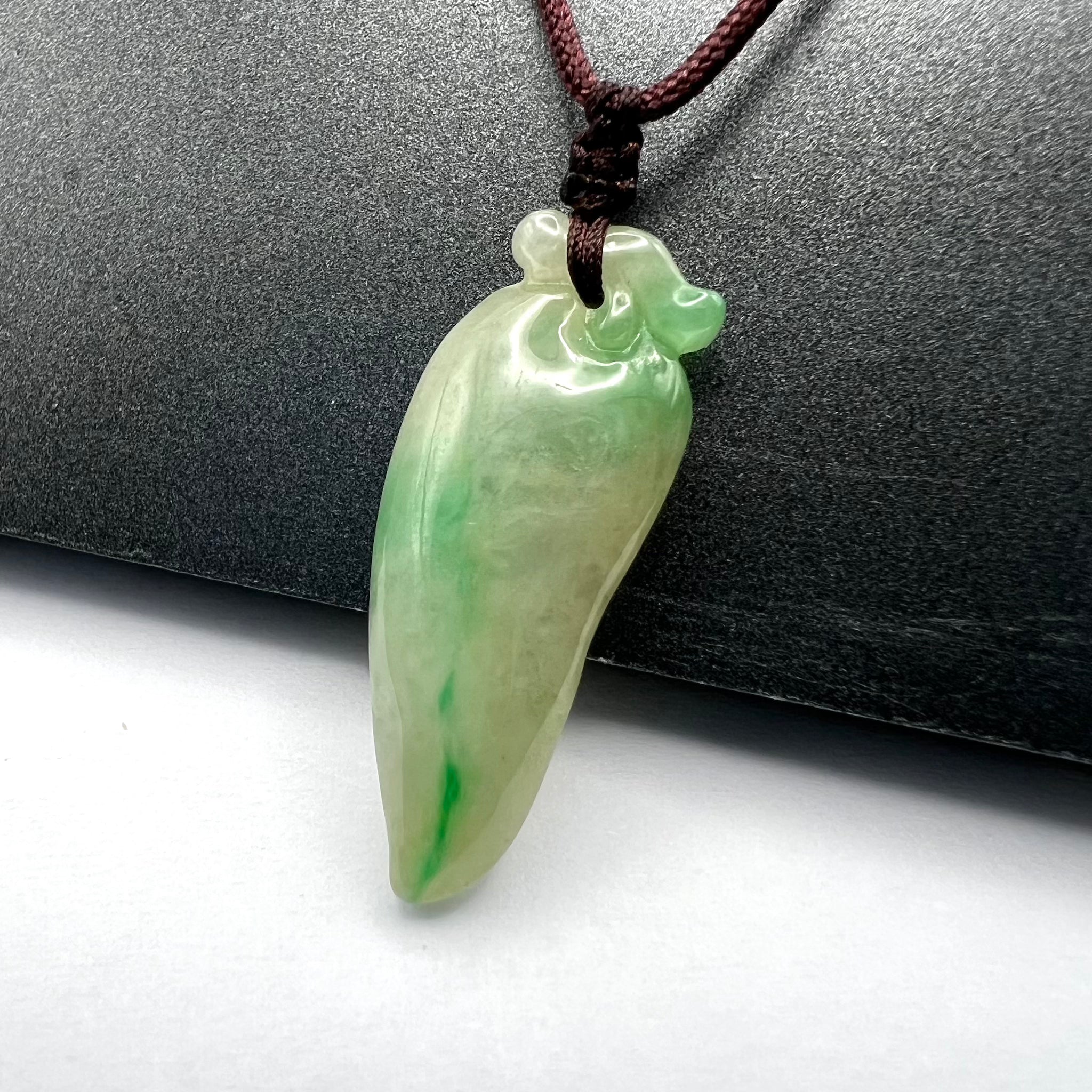 Natural Jade Pepper Necklace