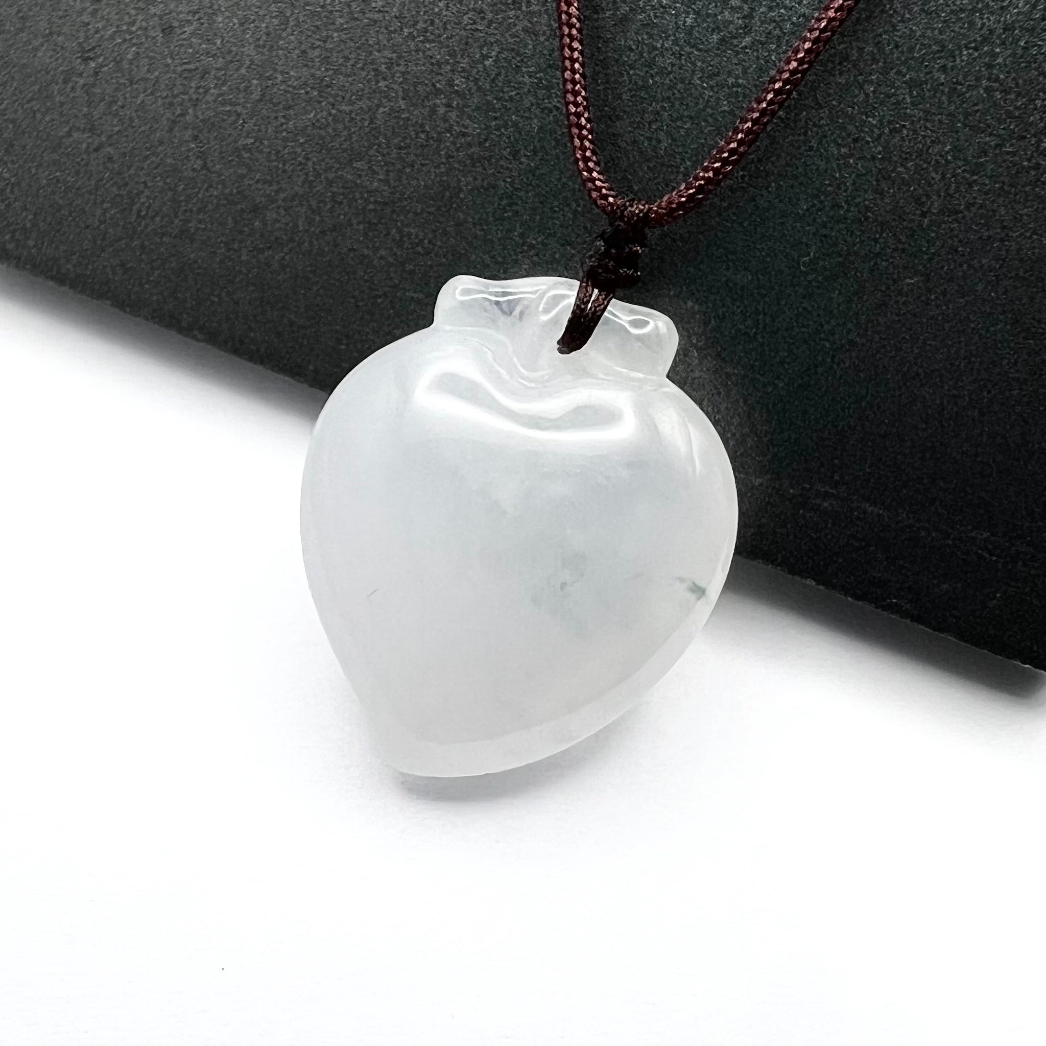 Natural Jade Peach Necklace