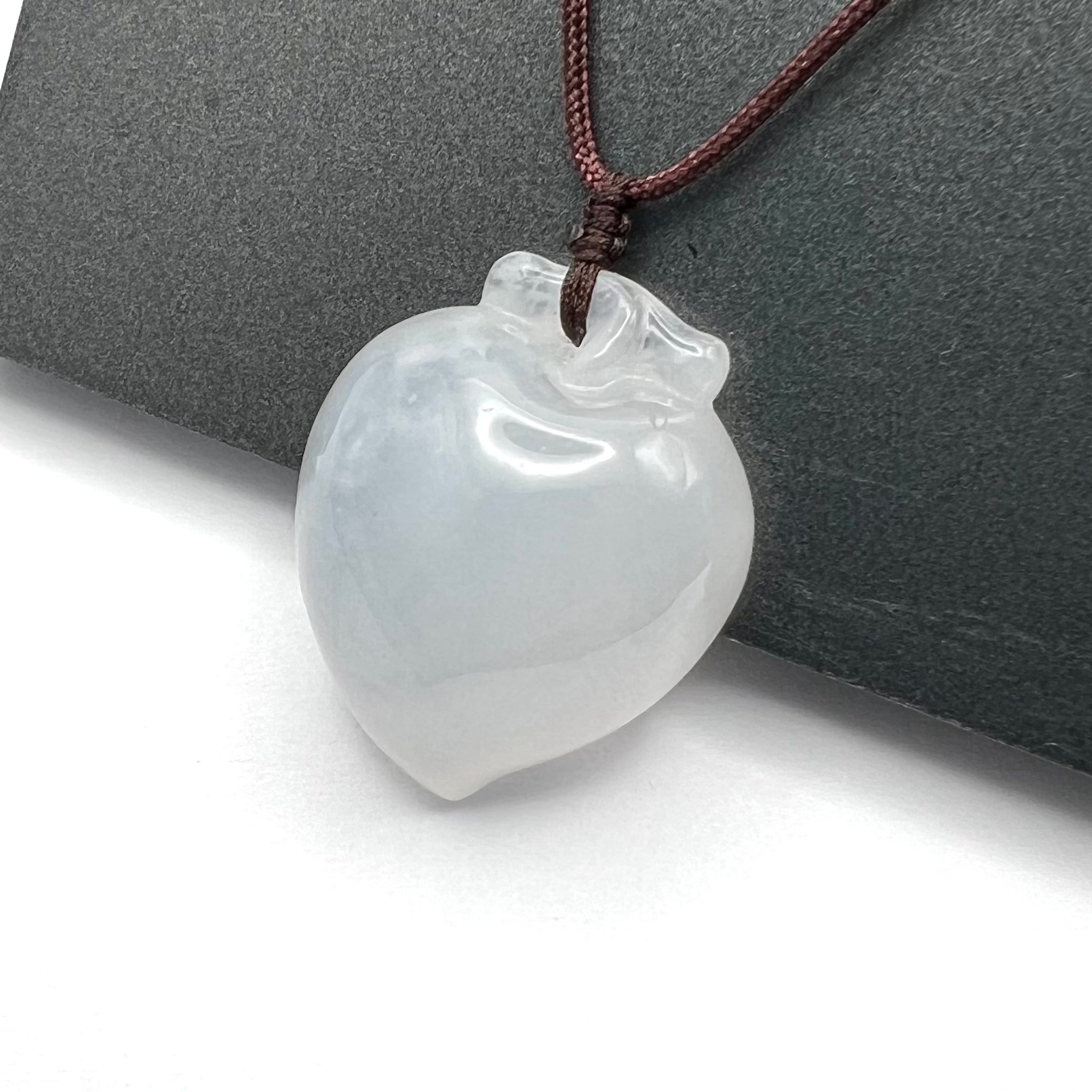 Natural Jade Peach Necklace