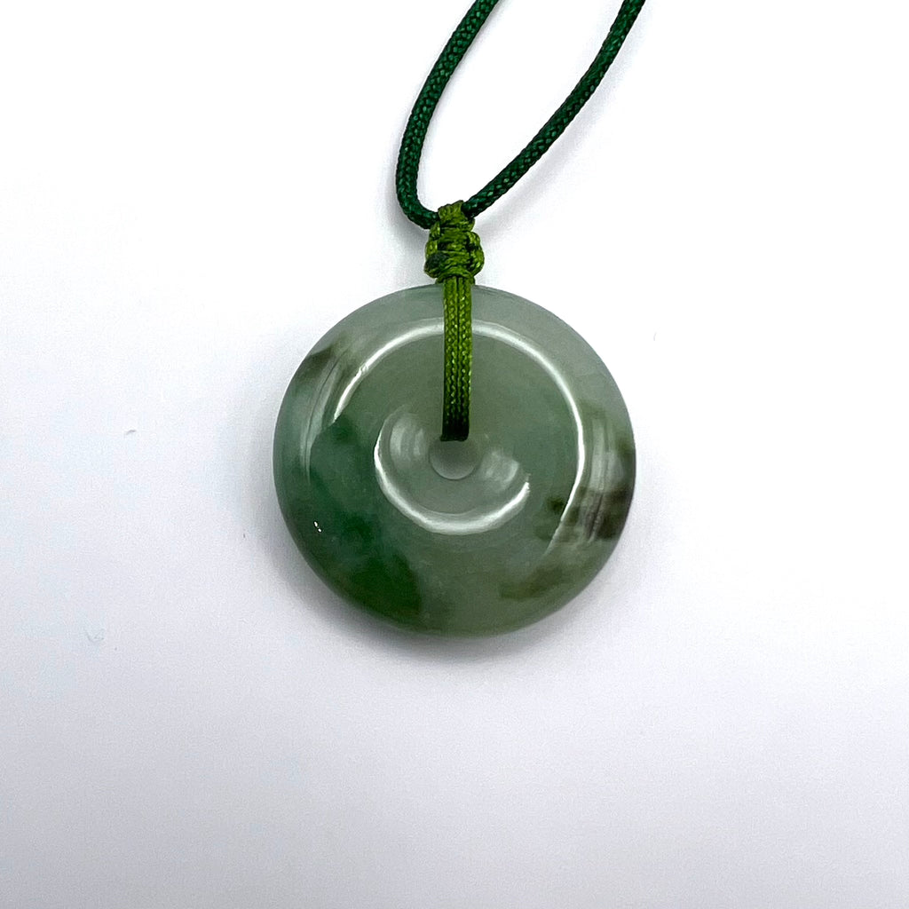 Natural Jade Lifesaver Necklace