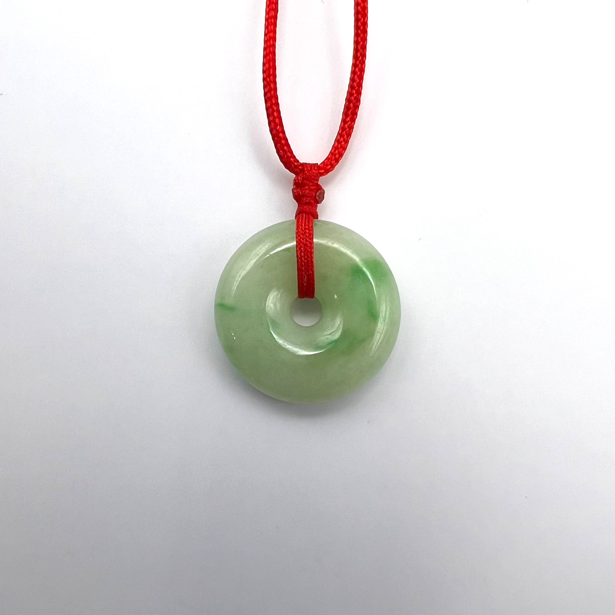 Natural Jade Lifesaver Necklace