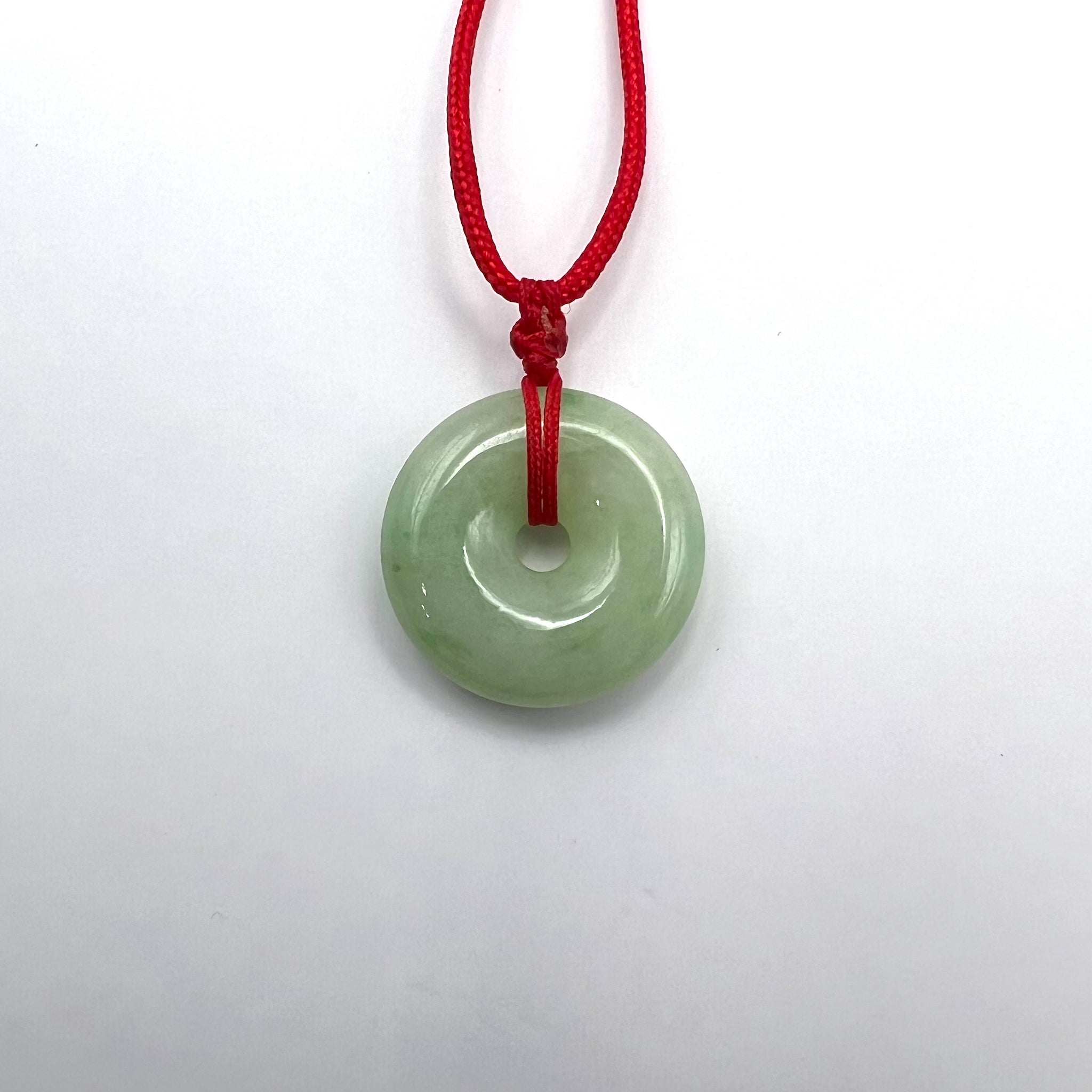 Natural Jade Lifesaver Necklace