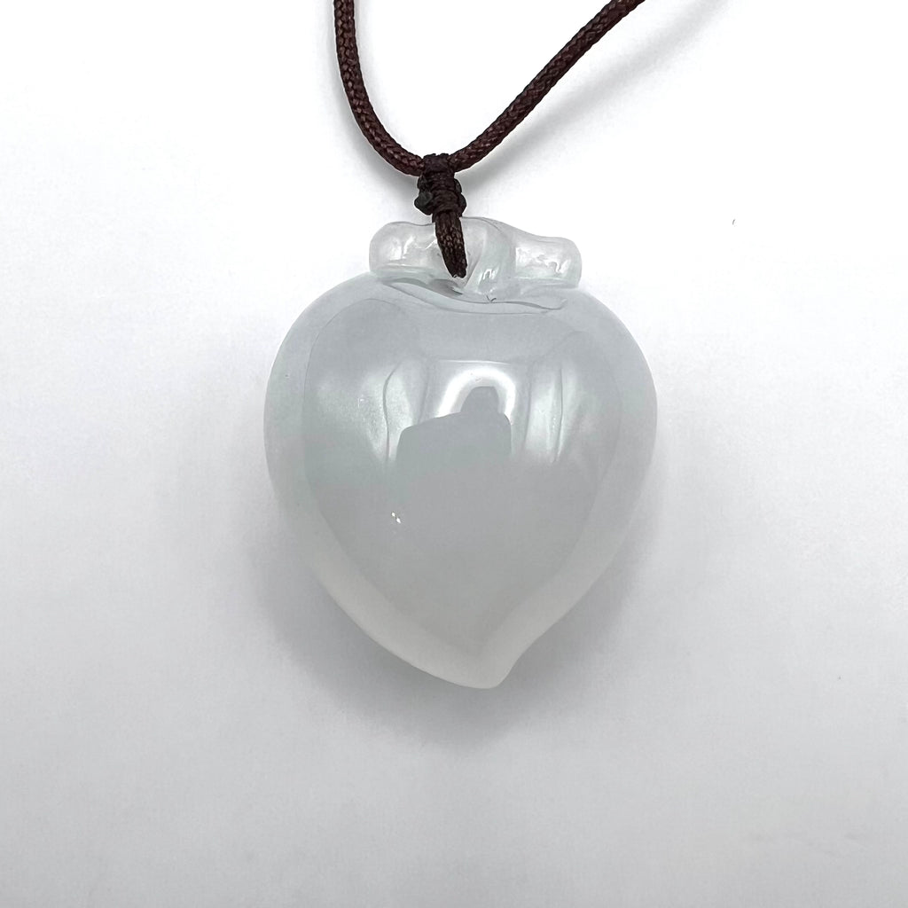 Natural Jade Peach Necklace