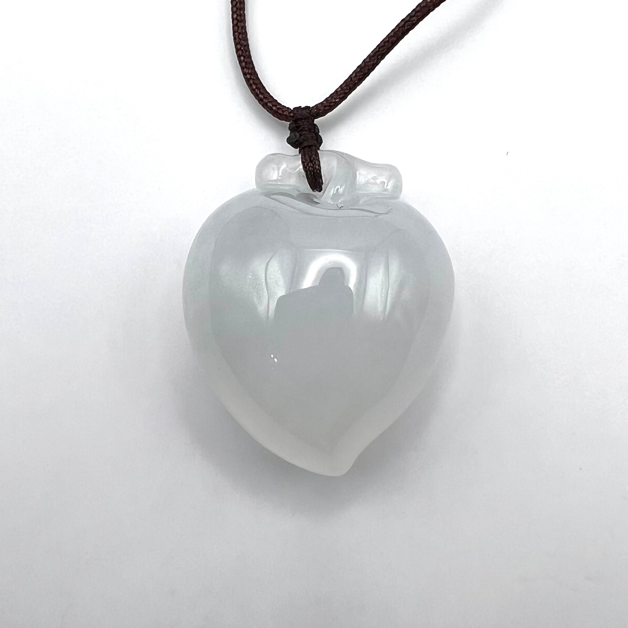 Natural Jade Peach Necklace