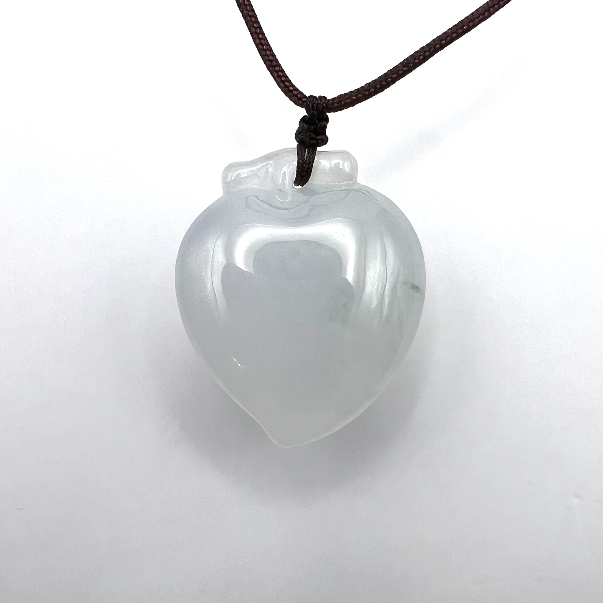 Natural Jade Peach Necklace