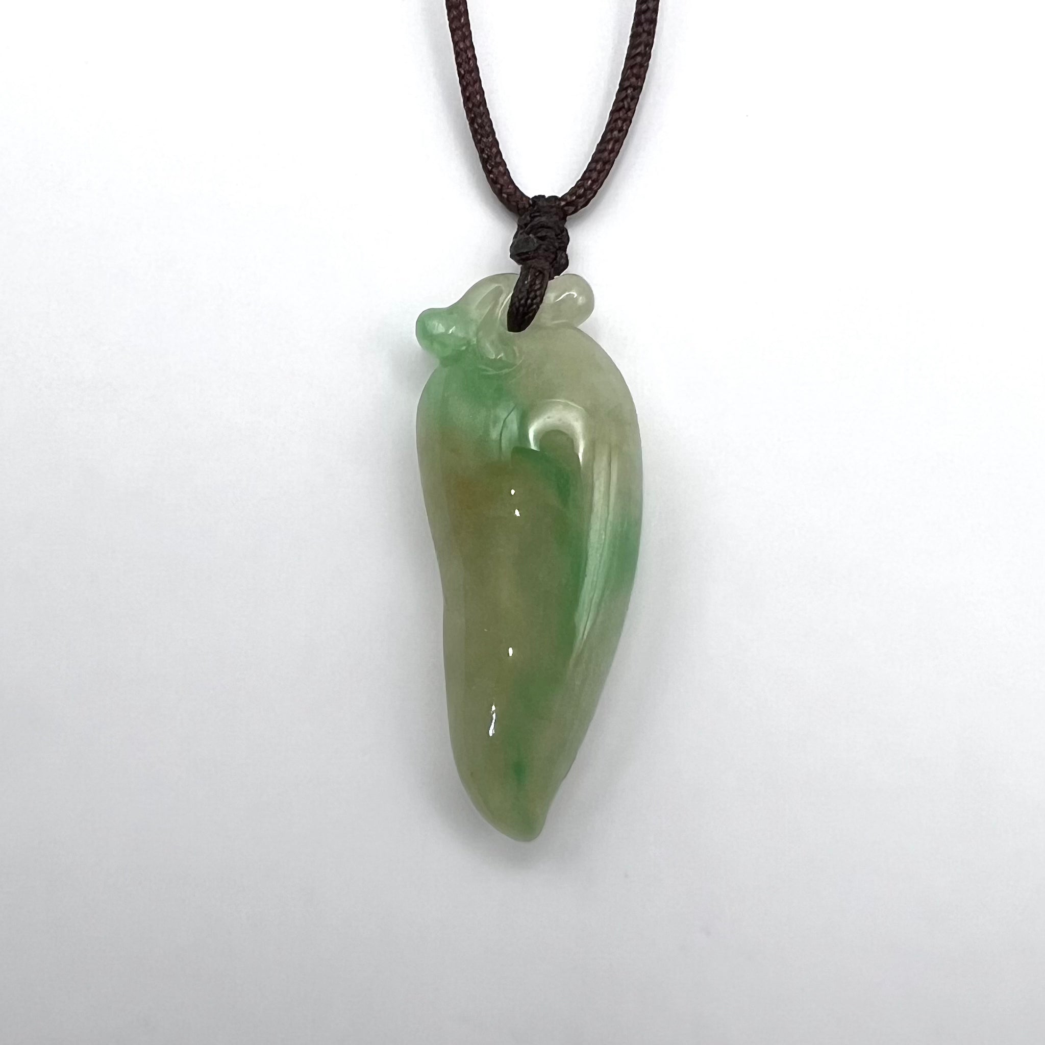 Natural Jade Pepper Necklace