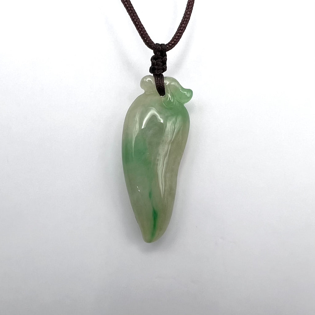 Natural Jade Pepper Necklace