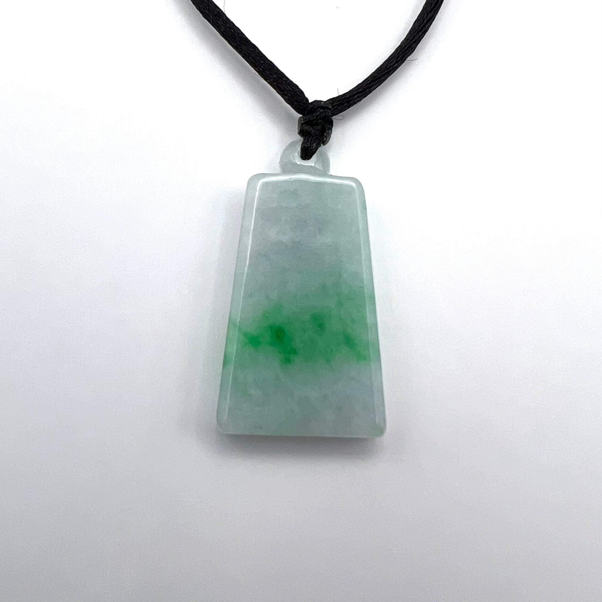 Natural Jade Tag Necklace
