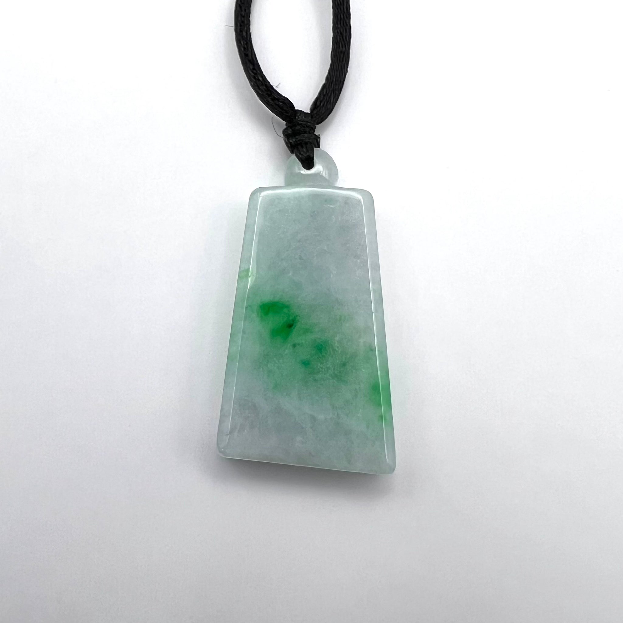 Natural Jade Tag Necklace