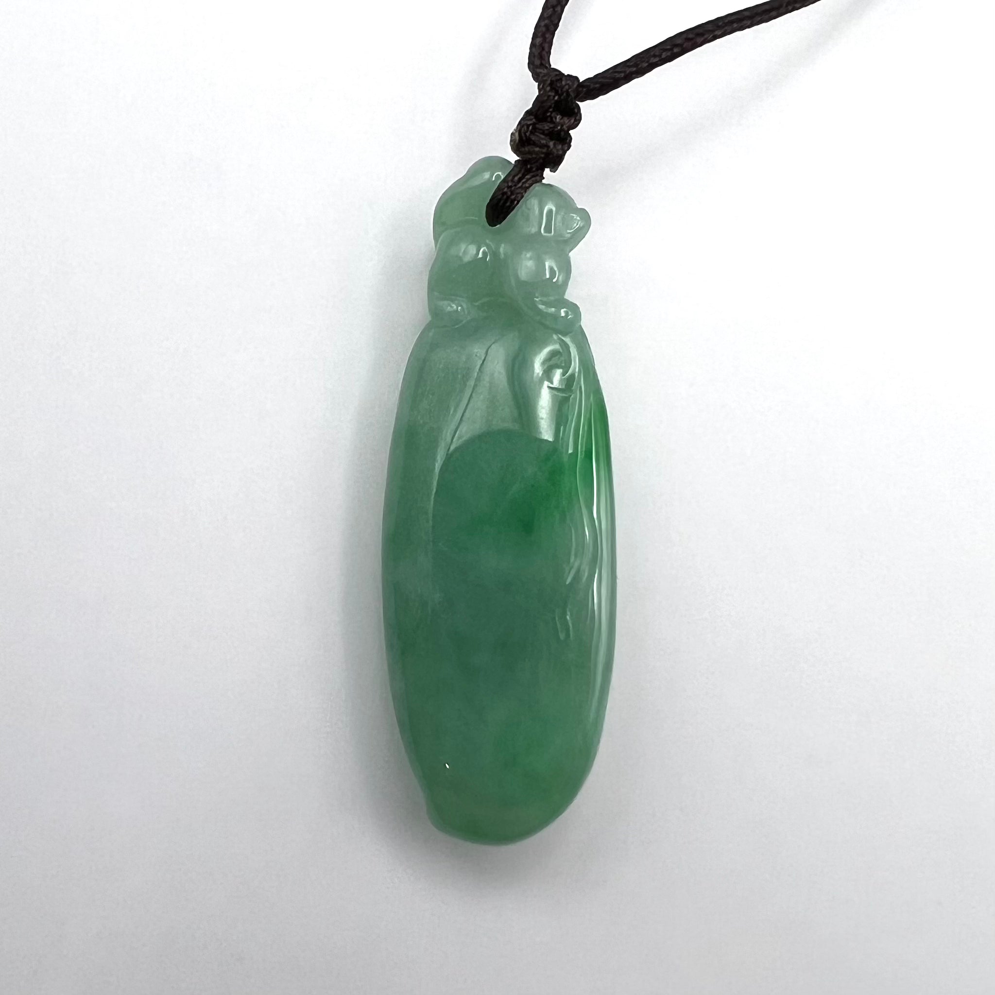 Natural Jade Fruit Necklace