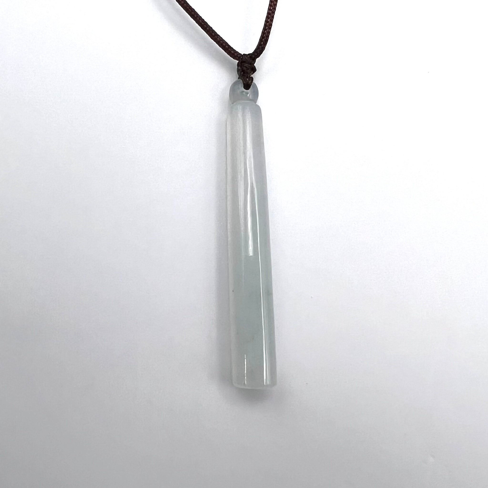 Natural Jade Bar Necklace