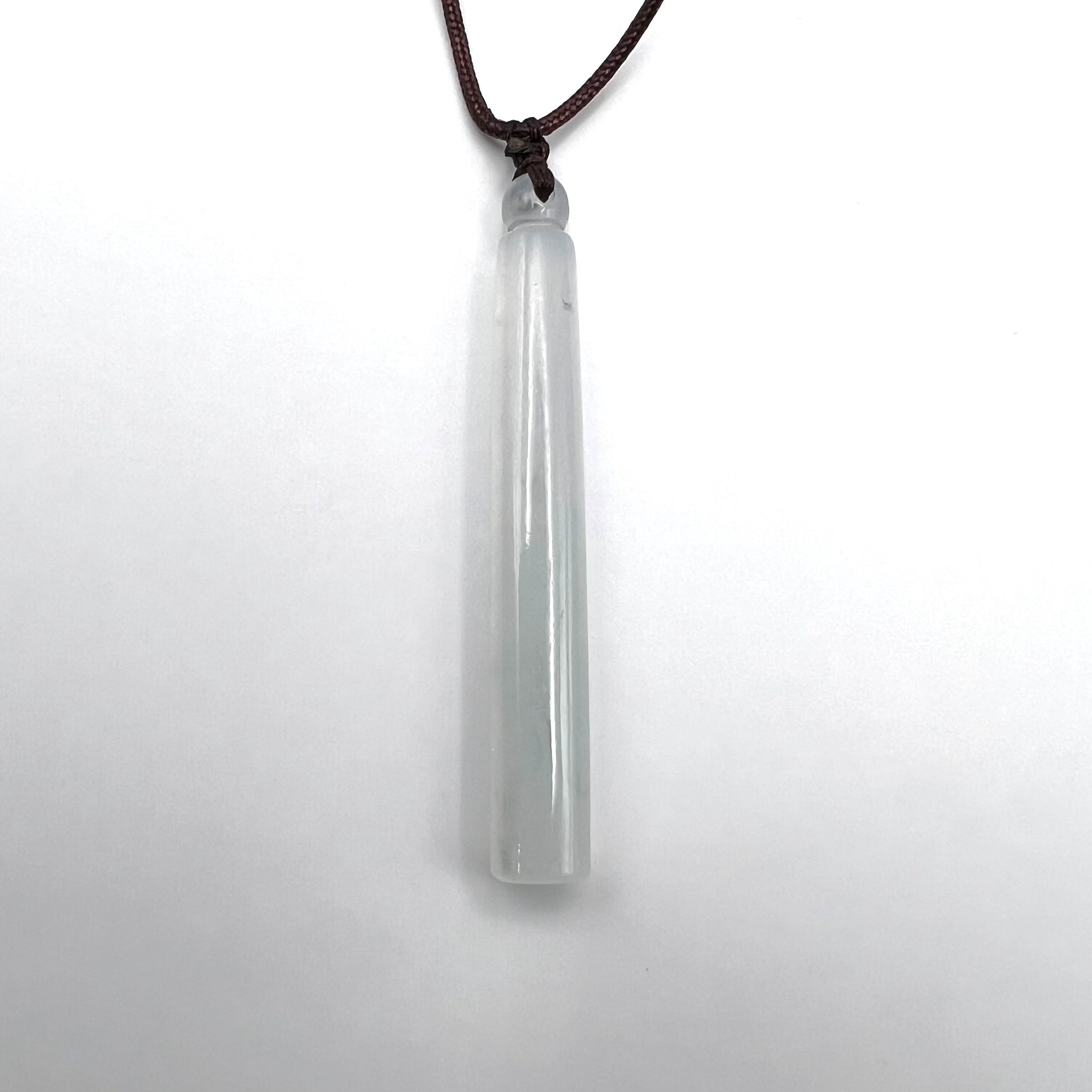 Natural Jade Bar Necklace