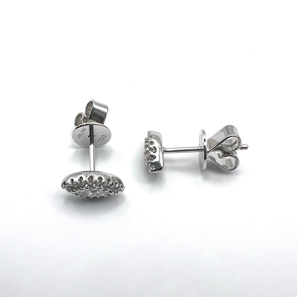 Diamonds Marquise Shaped Studs