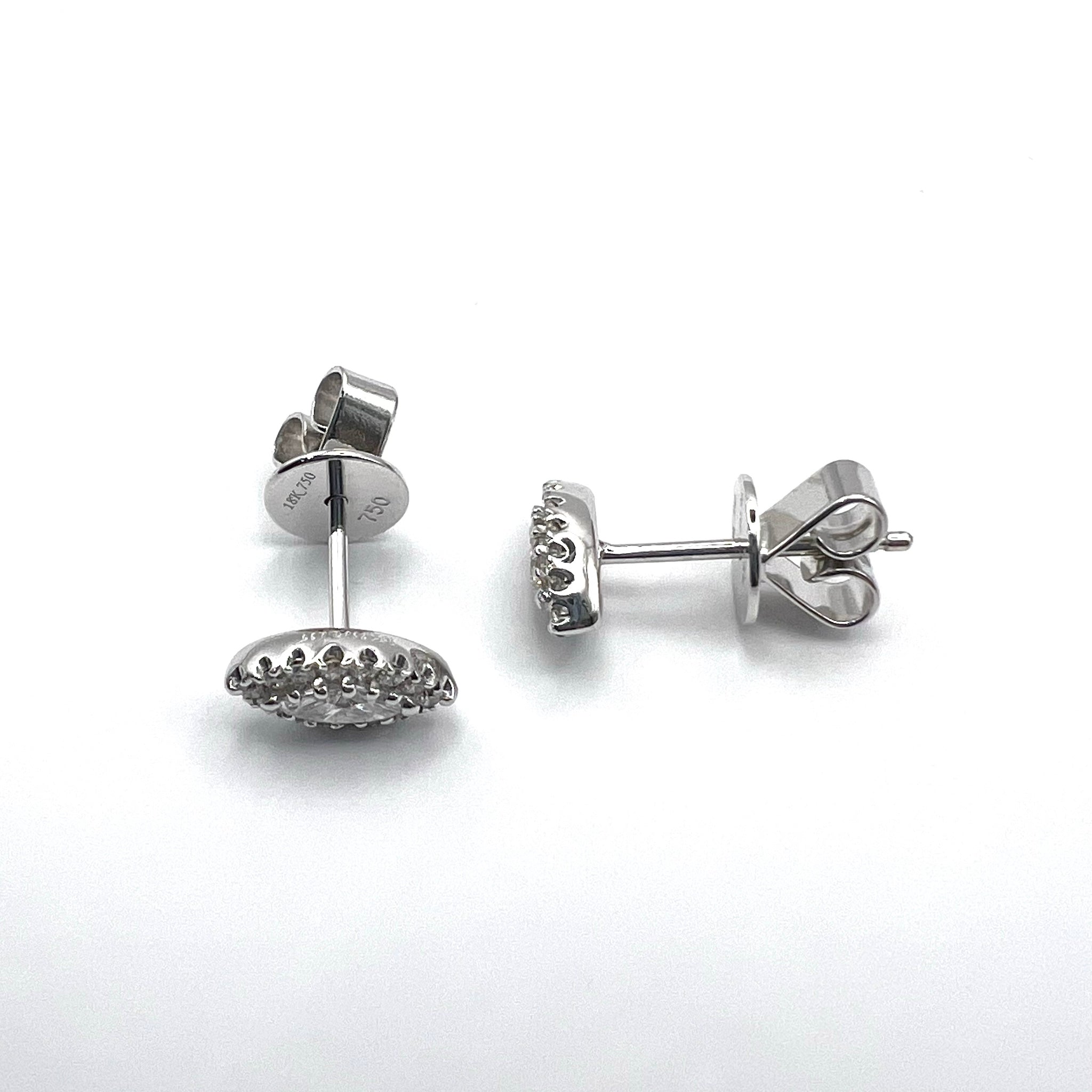 Diamonds Marquise Shaped Studs
