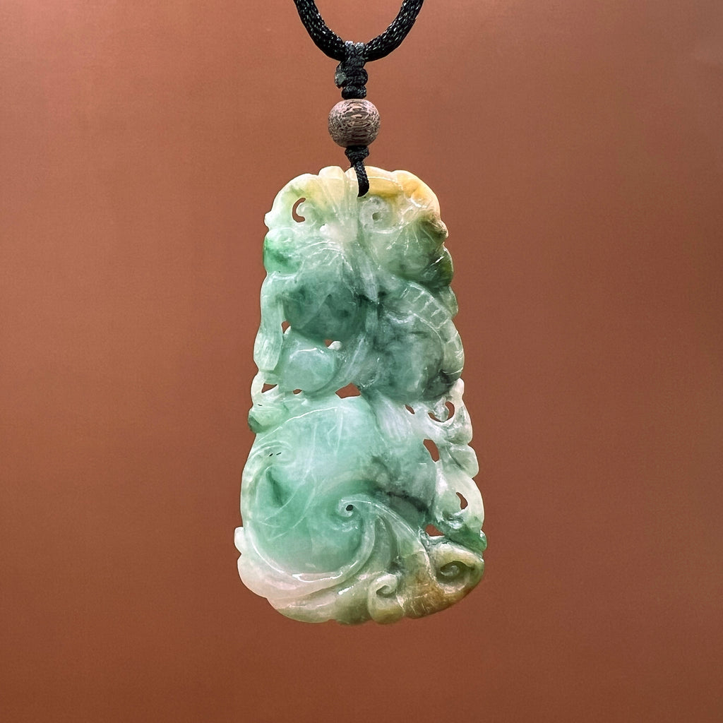 Fruitful Harvest Natural Jade Pendant