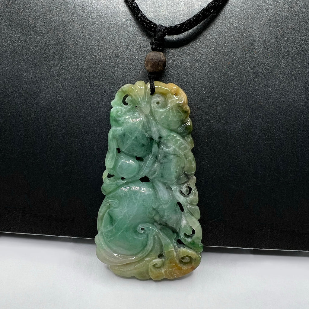 Fruitful Harvest Natural Jade Pendant