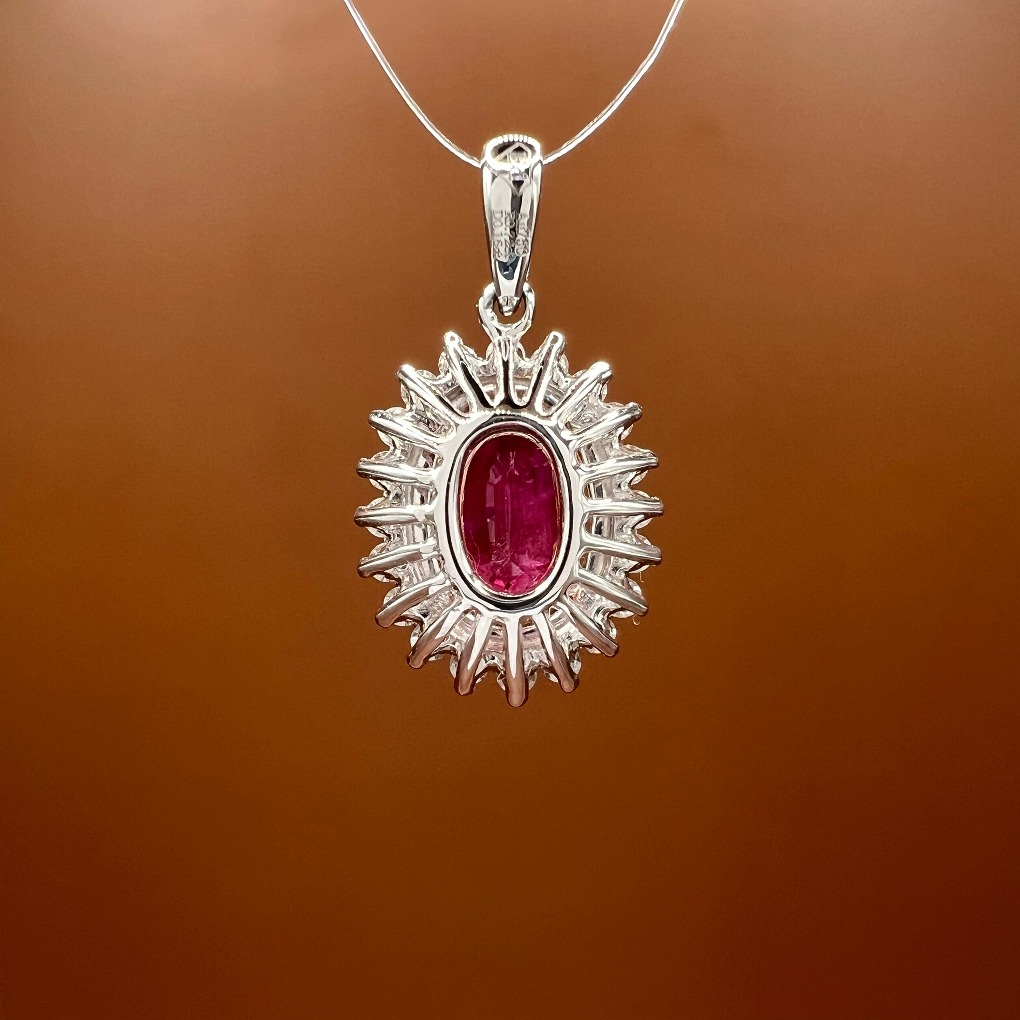 Ruby and Diamonds Pendant