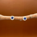 Sapphire Diamonds Studs