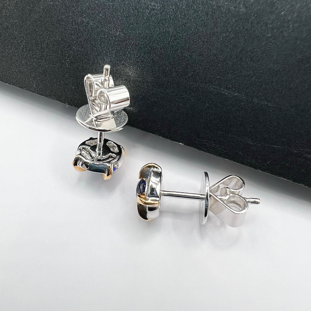 Sapphire Diamonds Studs