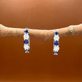 Sapphire Diamond Earrings