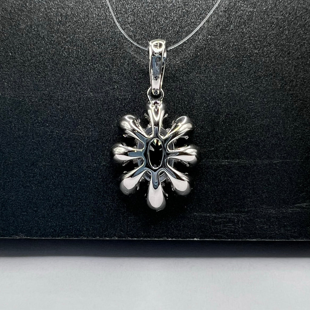 Floral Sapphire Pendant