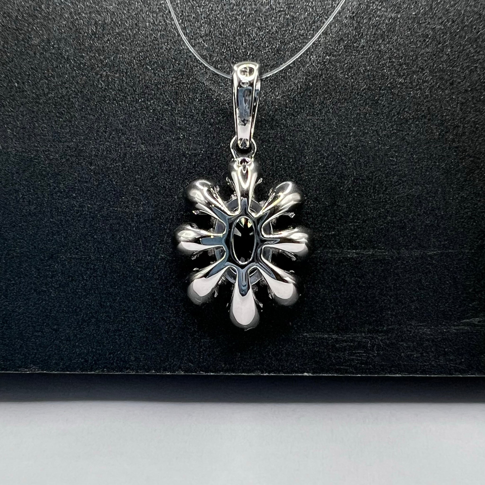 Floral Sapphire Pendant