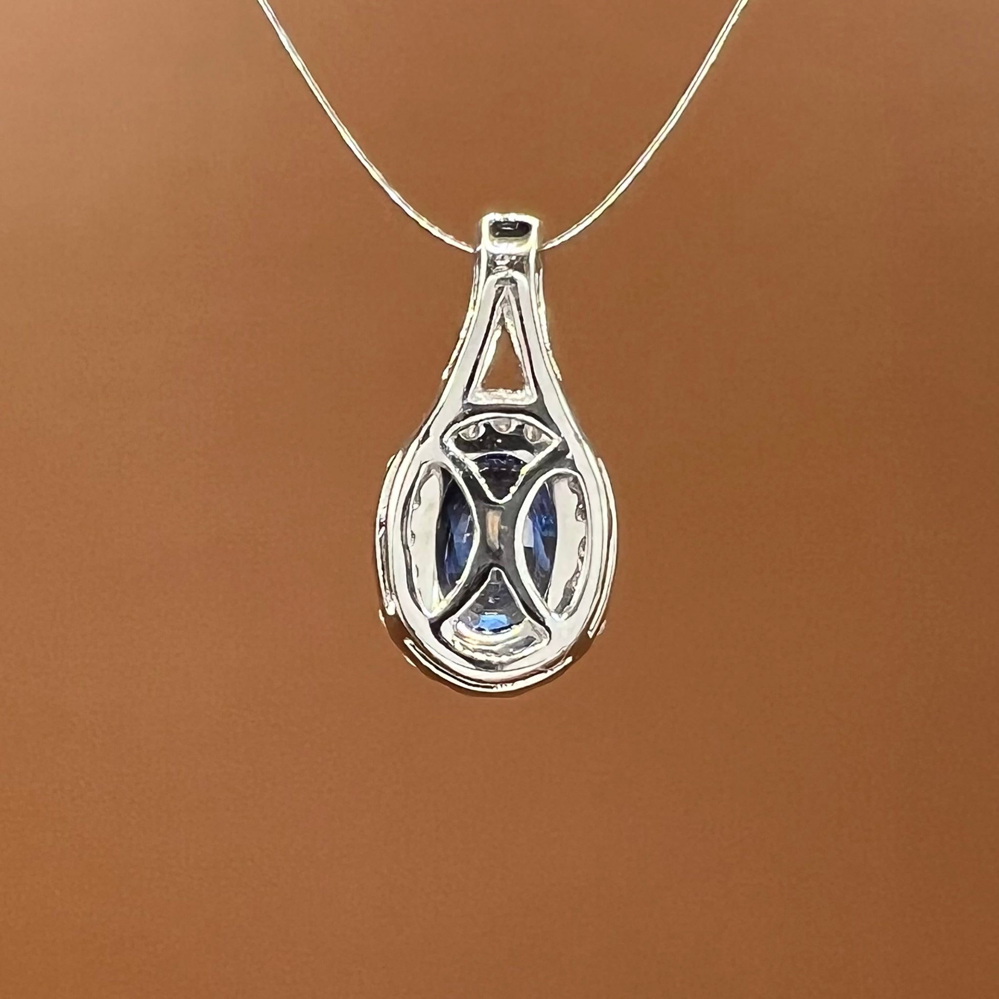 Sapphire and Diamond Pendant
