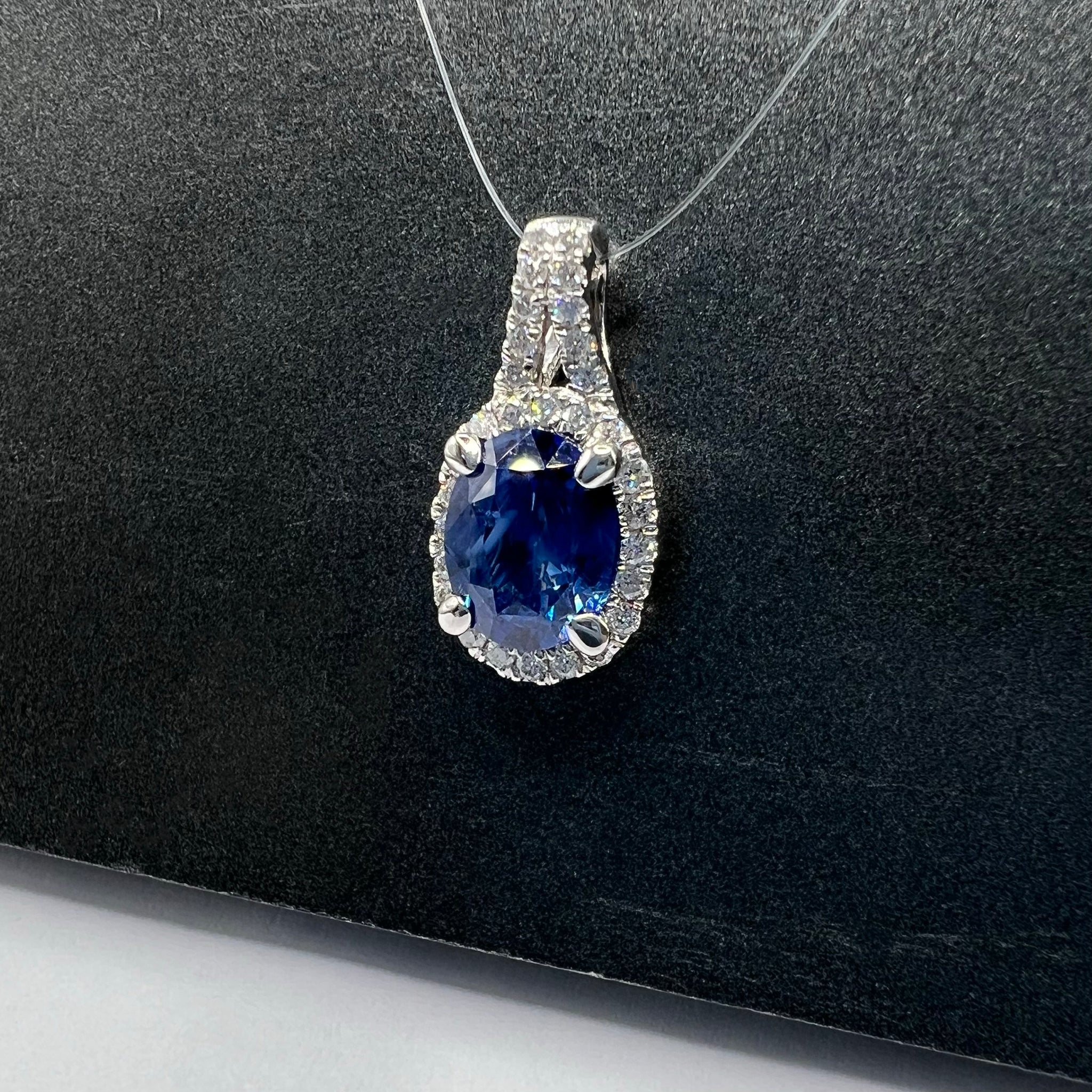 Sapphire and Diamond Pendant