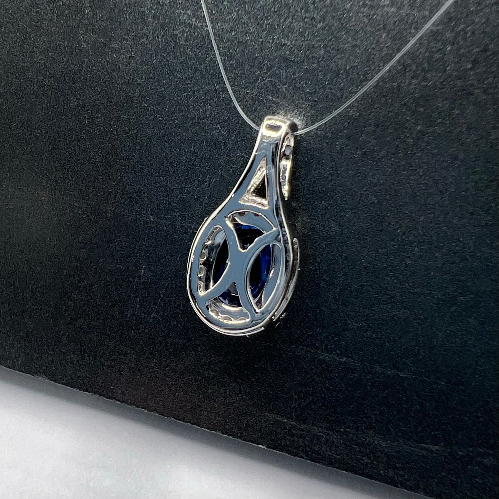 Sapphire and Diamond Pendant